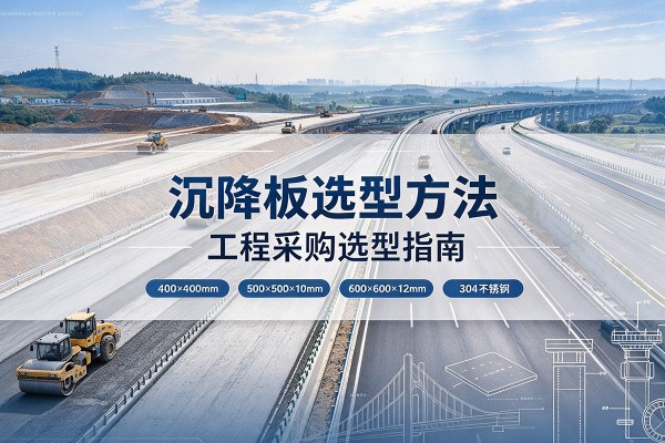 连州沉降板选择方法
