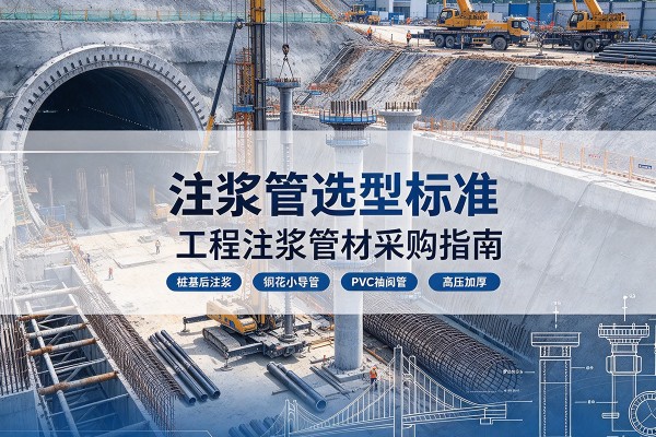 连州注浆管选型标准