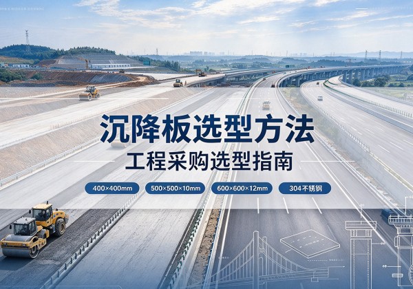 连州沉降板选择方法
